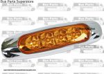 Bus LED Amber Clearance / Marker Lamp 4 Diode